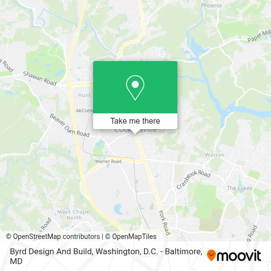 Byrd Design And Build map