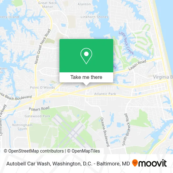 Autobell Car Wash map