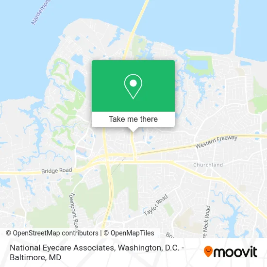 National Eyecare Associates map