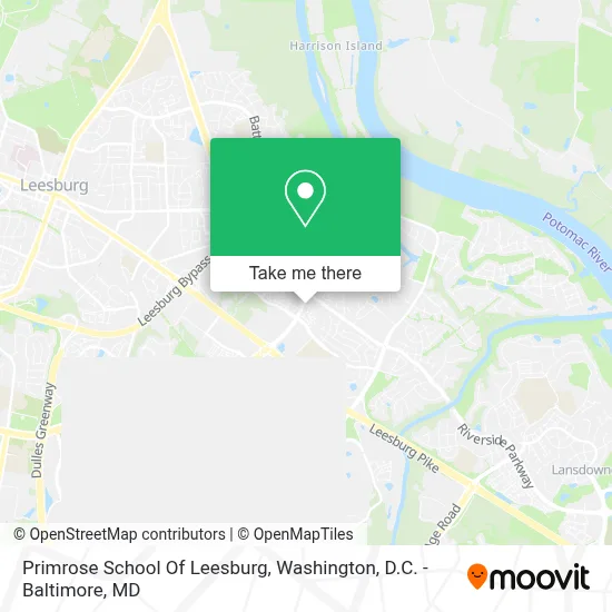 Primrose School Of Leesburg map