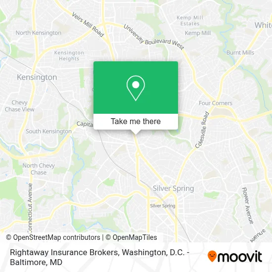 Rightaway Insurance Brokers map