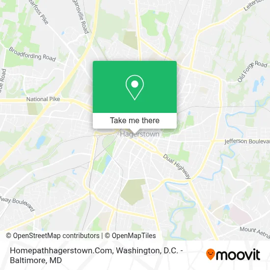 Homepathhagerstown.Com map