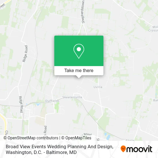 Broad View Events Wedding Planning And Design map