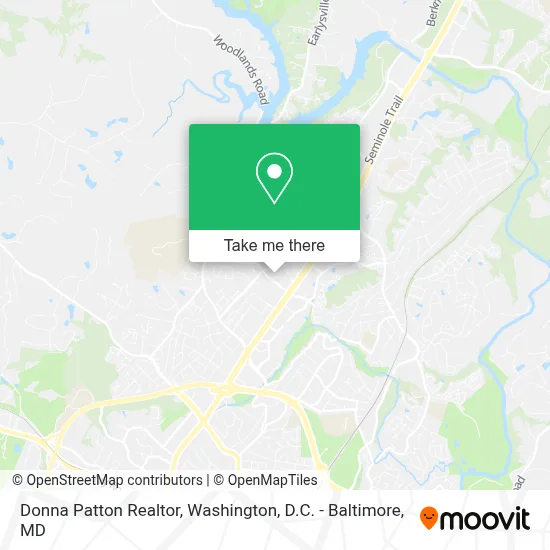 Donna Patton Realtor map