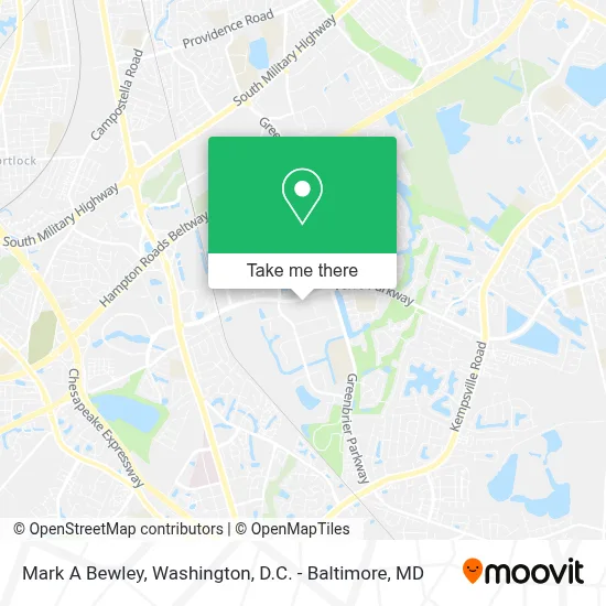 Mark A Bewley map