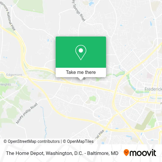 The Home Depot map