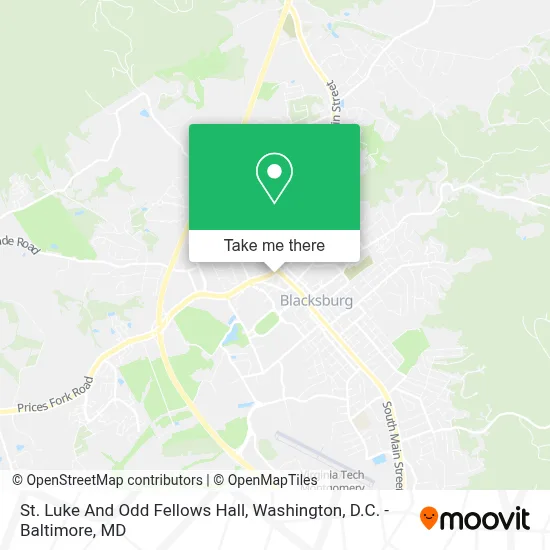 St. Luke And Odd Fellows Hall map