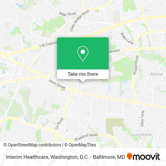 Interim Healthcare map