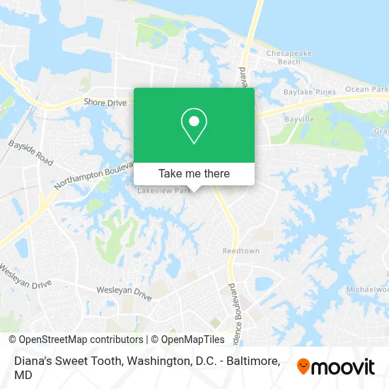 Diana's Sweet Tooth map