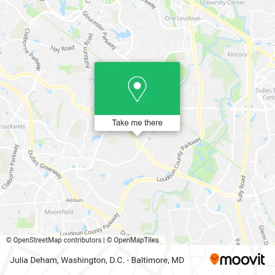 Julia Deham map