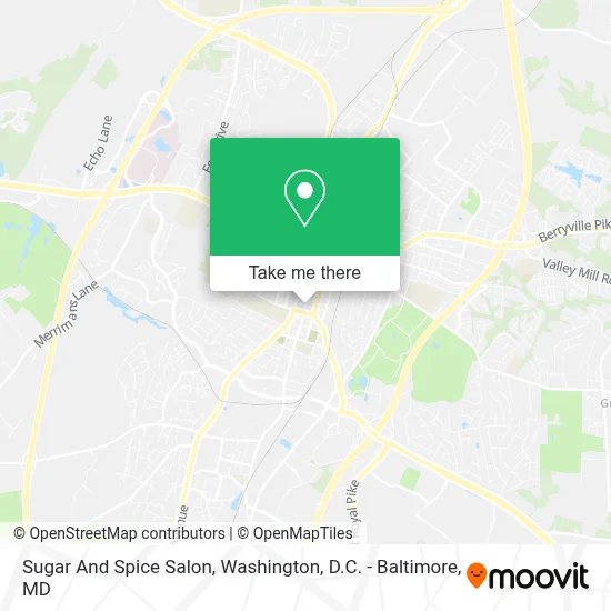 Sugar And Spice Salon map