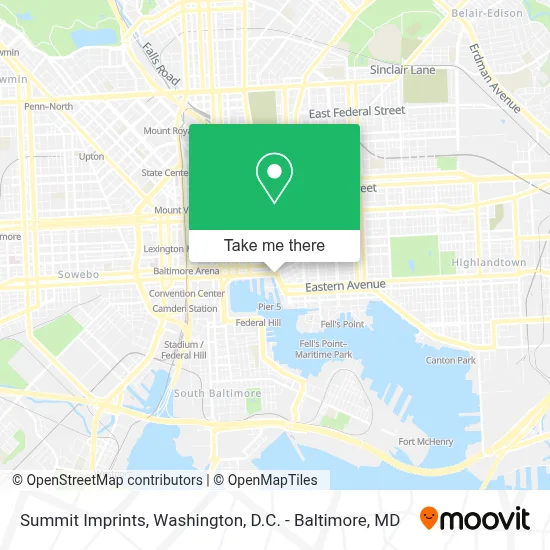 Summit Imprints map