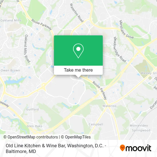 Old Line Kitchen & Wine Bar map
