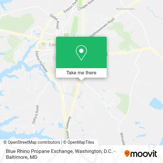 Blue Rhino Propane Exchange map