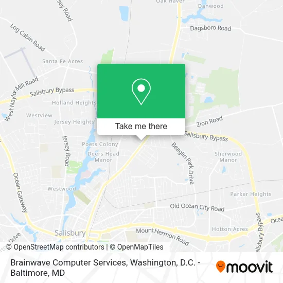 Brainwave Computer Services map