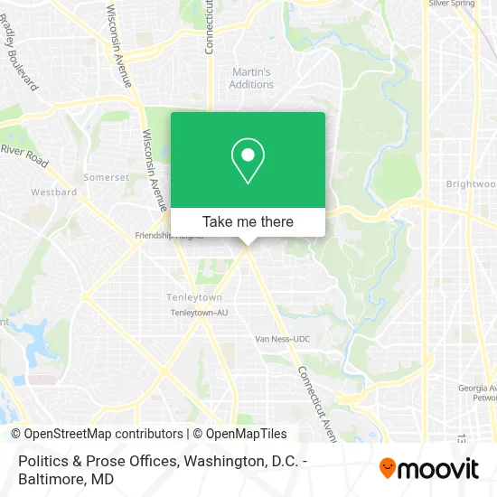 Politics & Prose Offices map