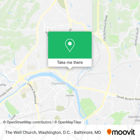 The Well Church map