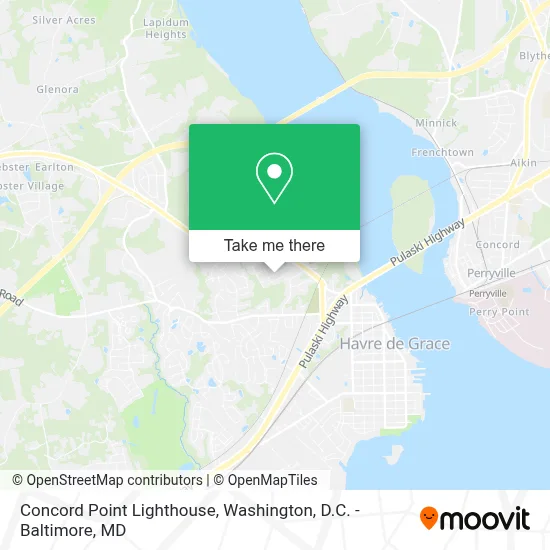Concord Point Lighthouse map