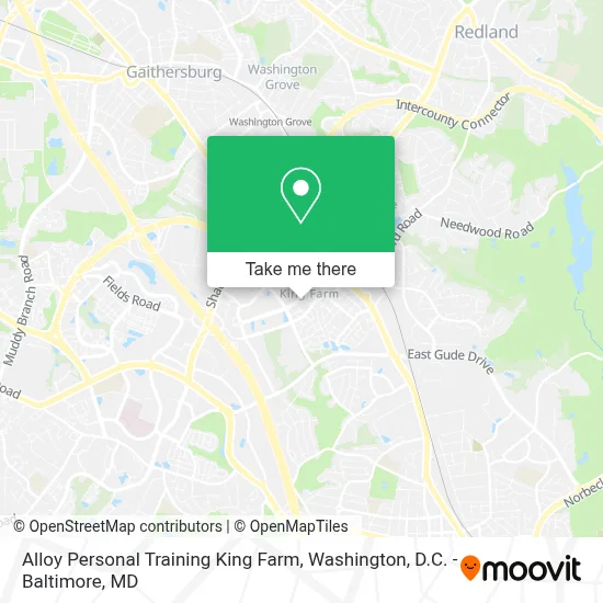 Alloy Personal Training King Farm map
