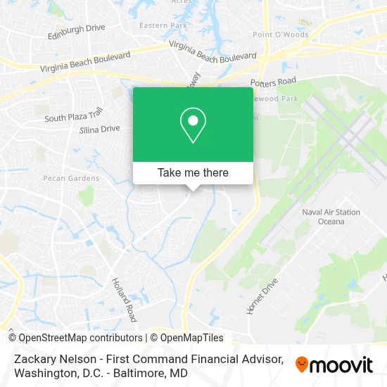Zackary Nelson - First Command Financial Advisor map