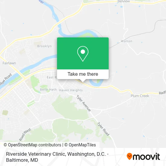 Riverside Veterinary Clinic map