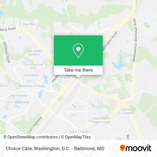 Choice Care map