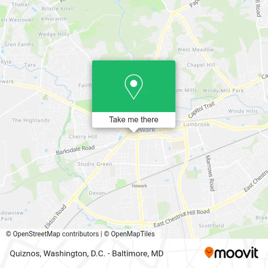 Quiznos map