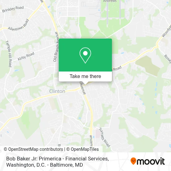 Bob Baker Jr: Primerica - Financial Services map
