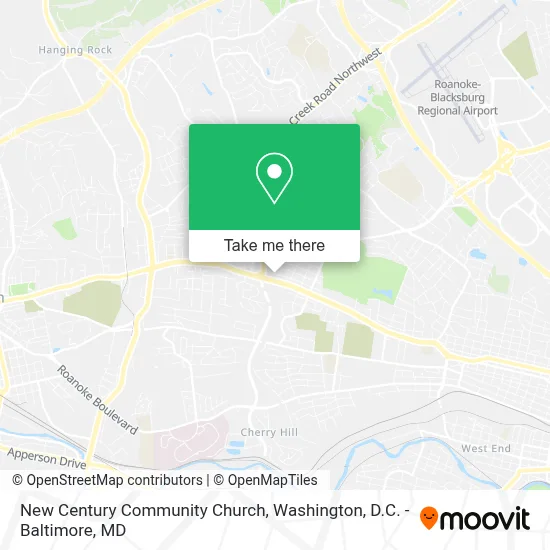 New Century Community Church map