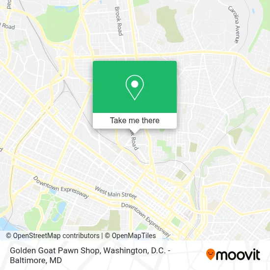 Golden Goat Pawn Shop map