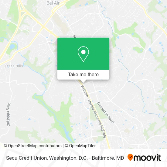 Secu Credit Union map