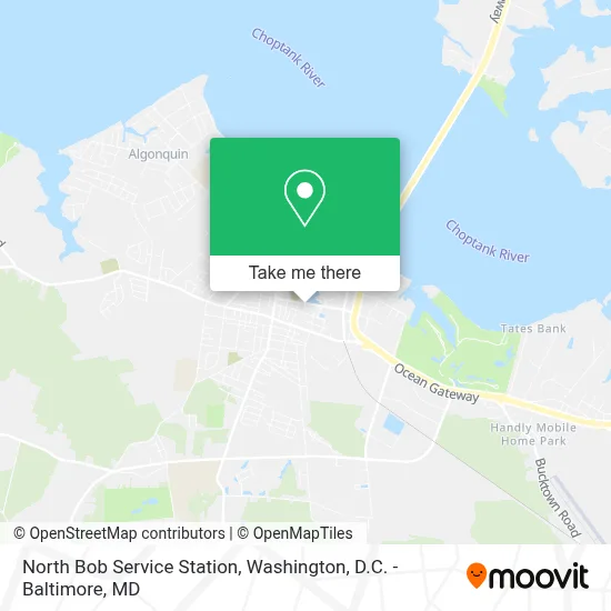 North Bob Service Station map