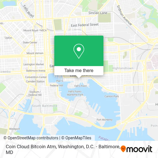 Coin Cloud Bitcoin Atm map