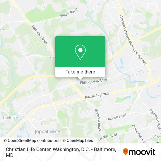 Christian Life Center map