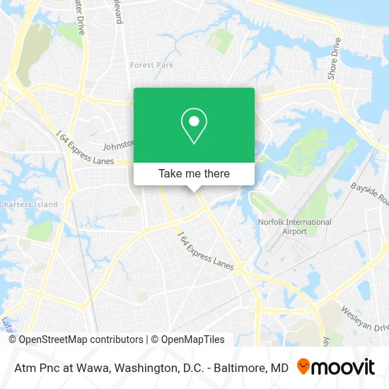 Atm Pnc at Wawa map