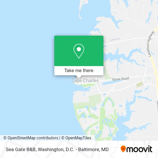 Sea Gate B&B map