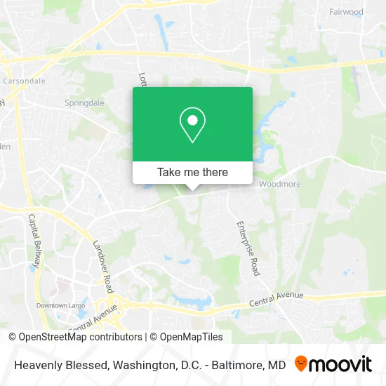 Heavenly Blessed map