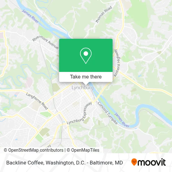 Backline Coffee map