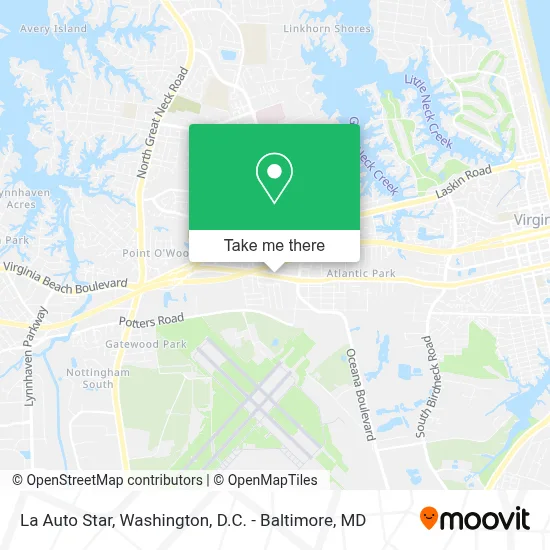 La Auto Star map