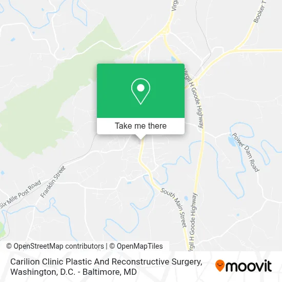 Carilion Clinic Plastic And Reconstructive Surgery map