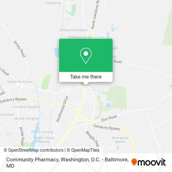 Community Pharmacy map