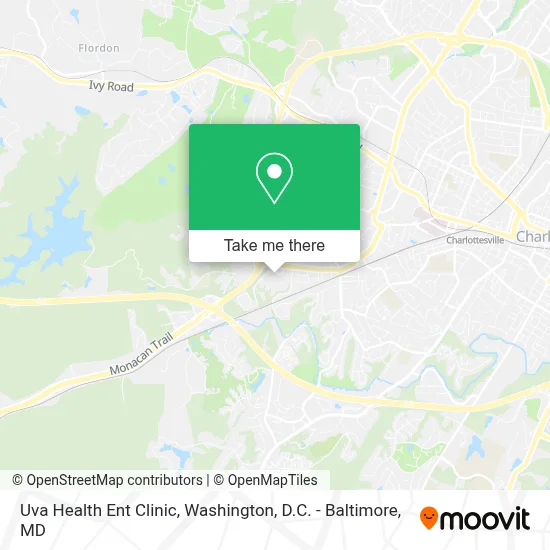 Uva Health Ent Clinic map