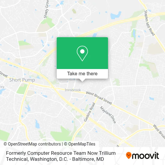 Formerly Computer Resource Team Now Trillium Technical map