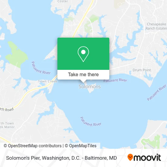 Solomon's Pier map