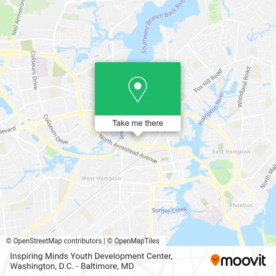 Inspiring Minds Youth Development Center map