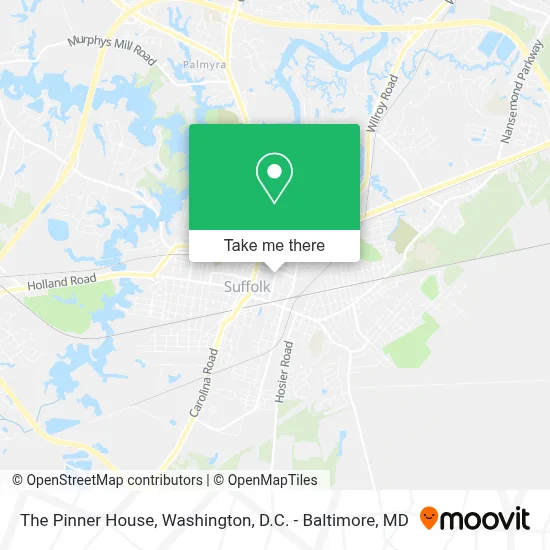 The Pinner House map