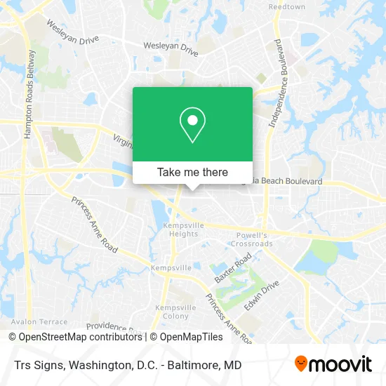 Trs Signs map