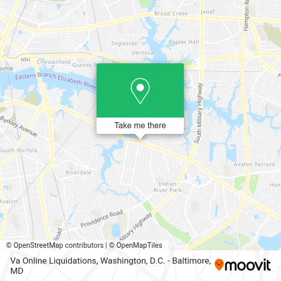 Va Online Liquidations map