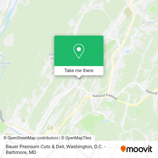 Bauer Premium Cuts & Deli map