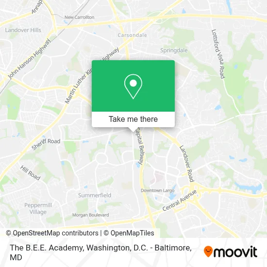 The B.E.E. Academy map